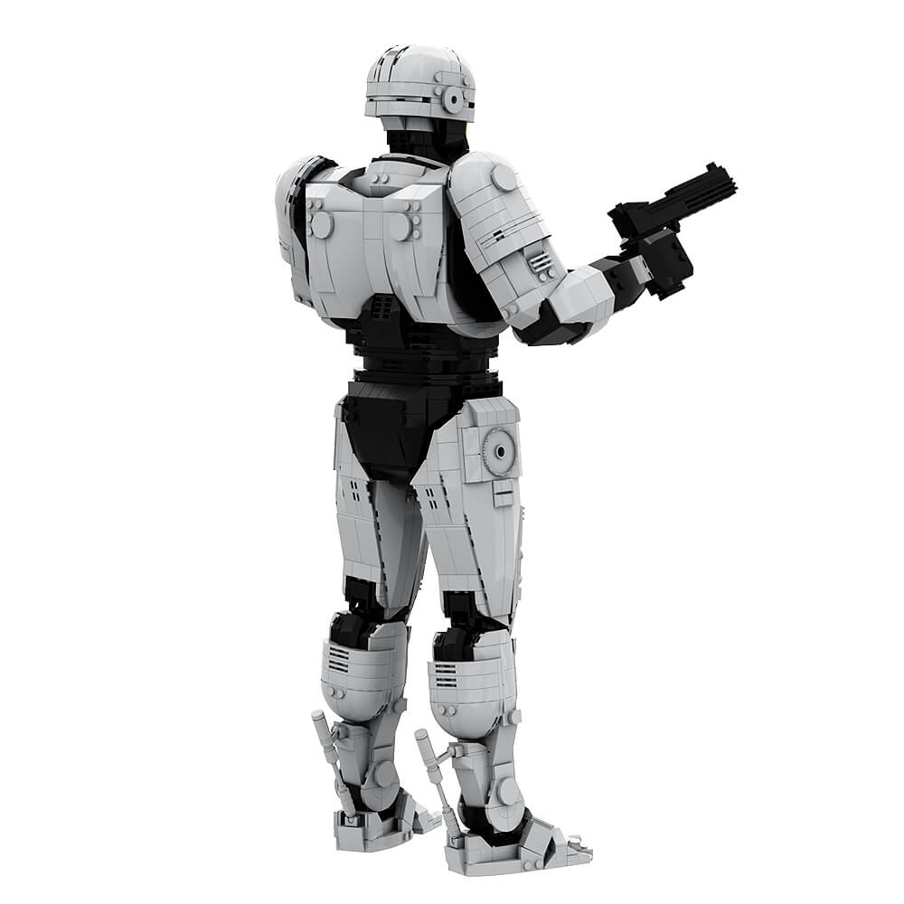 2476PCS RobotCop Robot MOC Building Block Bricks |MocPixel 2476PCS RobotCop Robot MOC Building Block Bricks |MocPixel - With Stand(2476PCS) Lego Block Sets Alternative