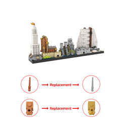 Special Items -495PCS /767PCS Westeros Skyline Game - Thrones MOC