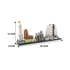 Special Items -495PCS /767PCS Westeros Skyline Game - Thrones MOC