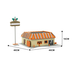 3079PCS The Simpsons Krusty Burger MOC Building Block Bricks |MocPixel 3079PCS The Simpsons Krusty Burger MOC Building Block Bricks |MocPixel - Default Title Lego Block Sets Alternative
