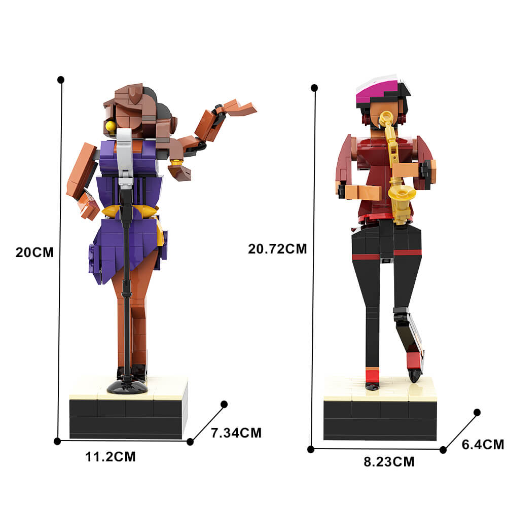 403PCS Jazz Club MOC Building Block Bricks |MocPixel 403PCS Jazz Club MOC Building Block Bricks |MocPixel - Default Title Lego Block Sets Alternative