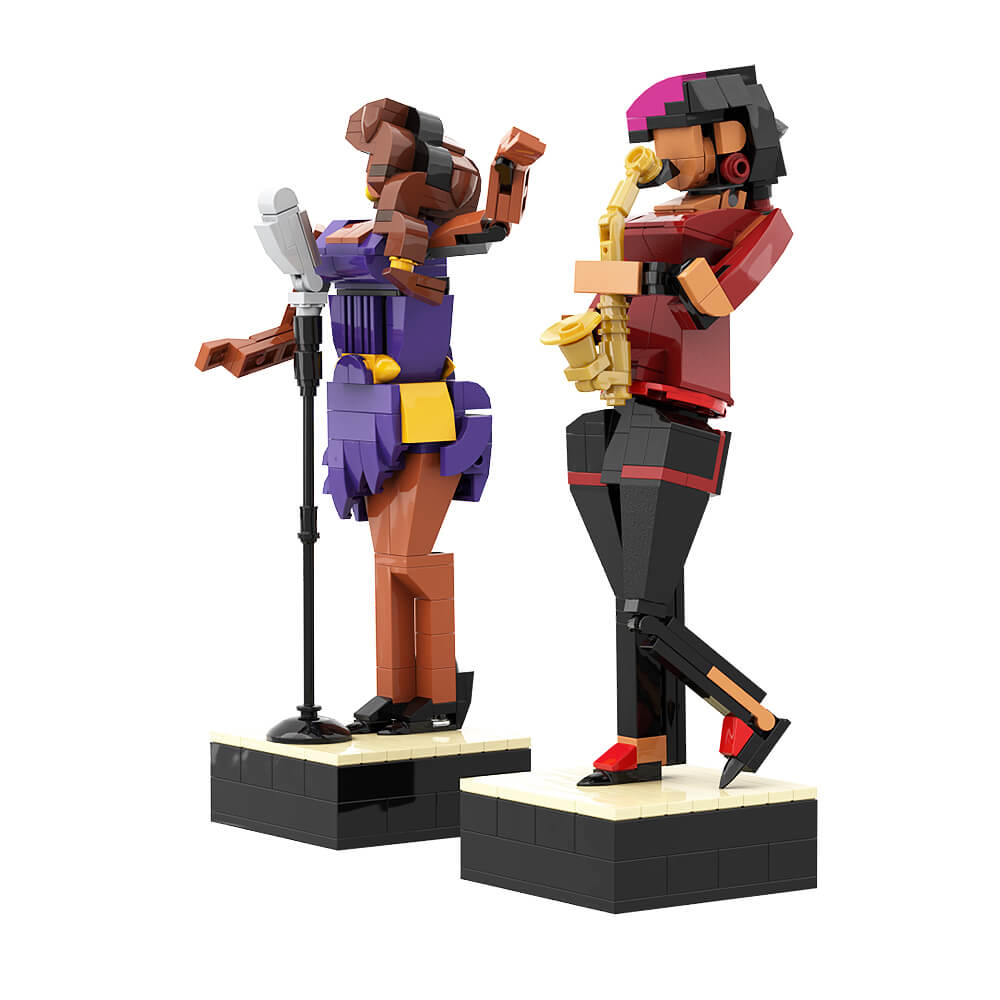 403PCS Jazz Club MOC Building Block Bricks |MocPixel 403PCS Jazz Club MOC Building Block Bricks |MocPixel - Default Title Lego Block Sets Alternative