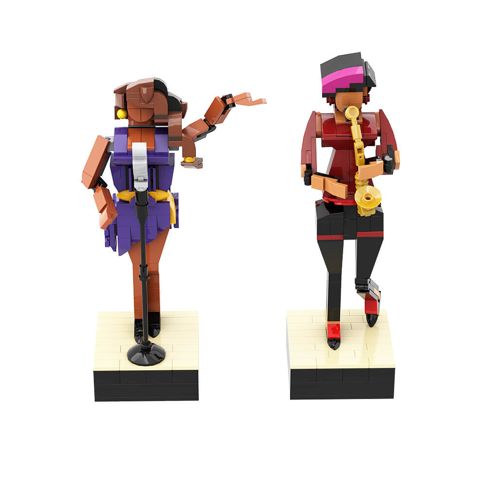 403PCS Jazz Club MOC Building Block Bricks |MocPixel 403PCS Jazz Club MOC Building Block Bricks |MocPixel - Default Title Lego Block Sets Alternative