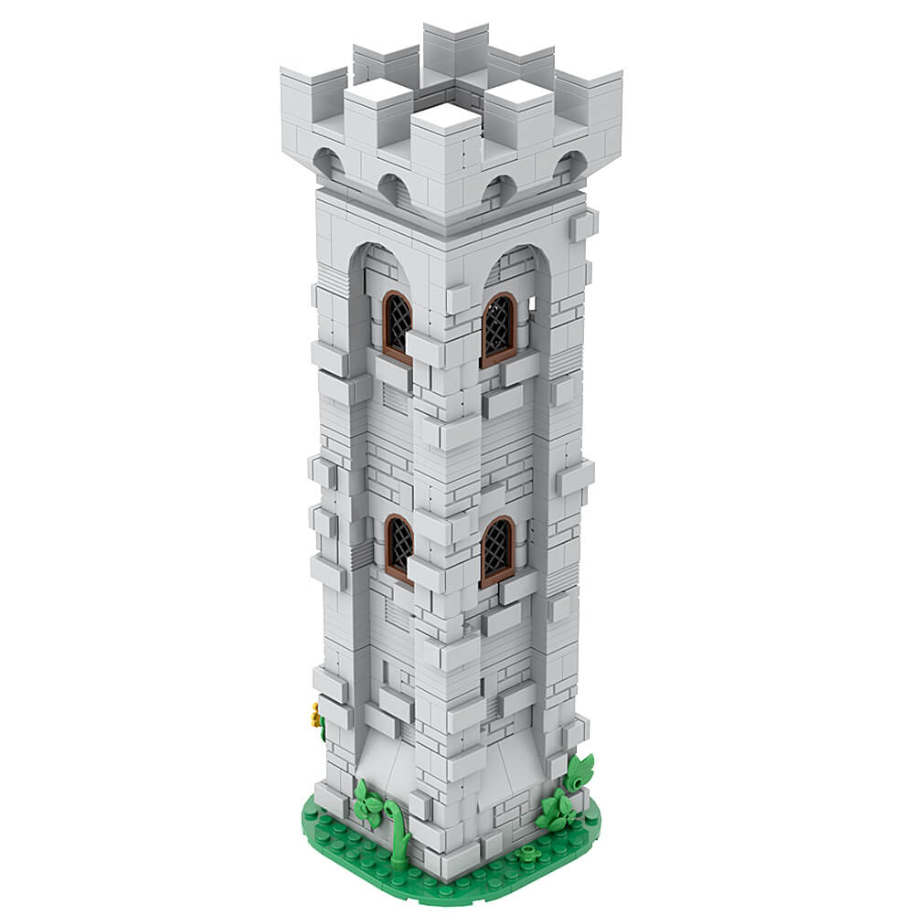 759PCS Lion Knight Watch Tower MOC Building Block Bricks |MocPixel
