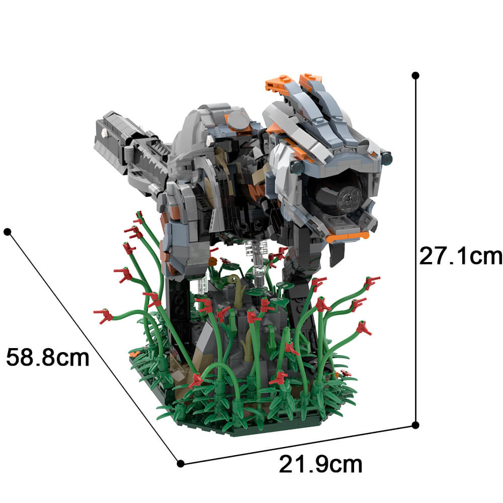 1616PCS Watcher With LED (Ocular Sensor Array) - Horizon Zero Dawn Avian Reconnaissance Machines MOC Building Block Bricks |MocPixel 1616PCS Watcher With LED (Ocular Sensor Array) - Horizon Zero Dawn Avian Reconnaissance Machines MOC Building Block Bricks |MocPixel - Default Title Lego Block Sets Alternative