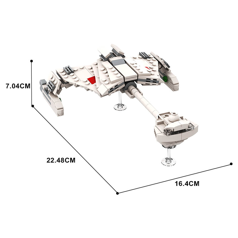 223PCS Klingon Starship D7 Class Battle Cruise Construction Set Building Block Bricks |Mocpixel 223PCS Klingon Starship D7 Class Battle Cruise Construction Set Building Block Bricks |Mocpixel - D7 - White Lego Block Sets Alternative