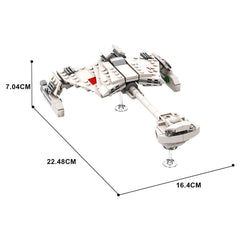 223PCS Klingon Starship D7 Class Battle Cruise Construction Set Building Block Bricks |Mocpixel 223PCS Klingon Starship D7 Class Battle Cruise Construction Set Building Block Bricks |Mocpixel - D7 - White Lego Block Sets Alternative