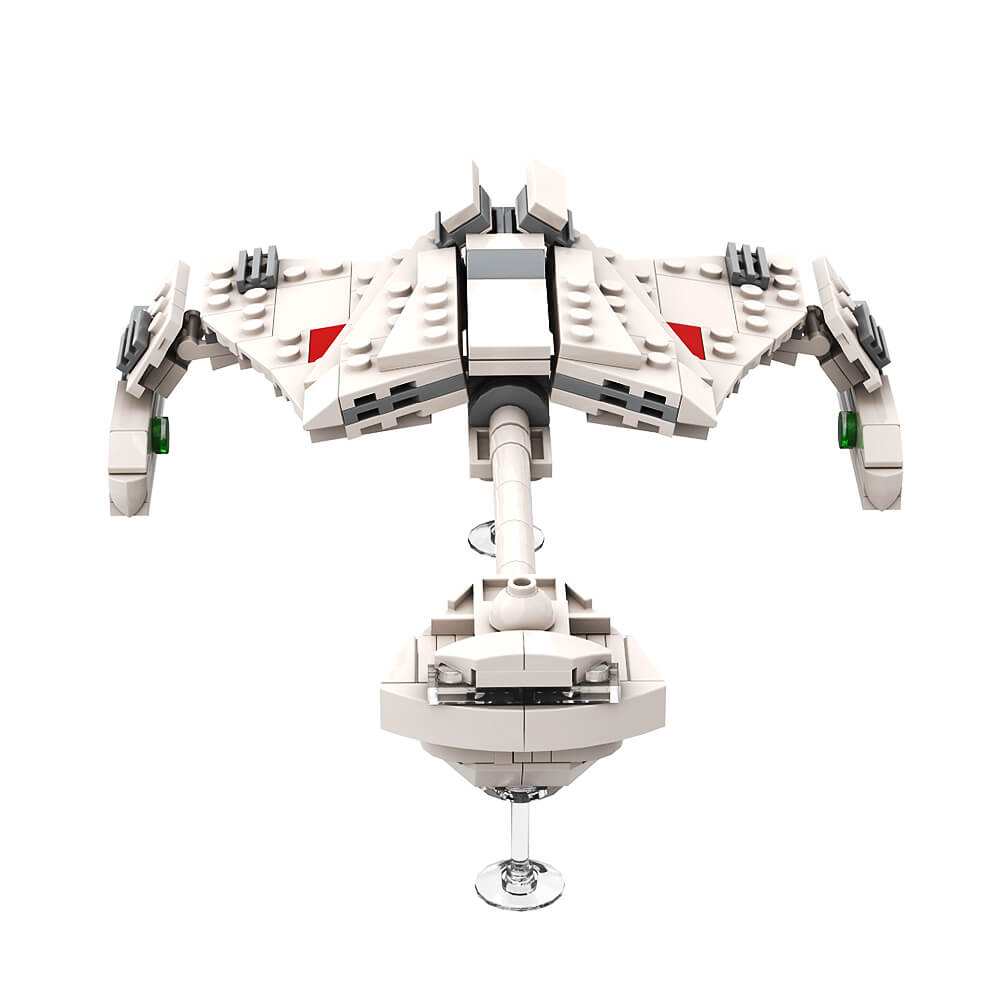 223PCS Klingon Starship D7 Class Battle Cruise Construction Set Building Block Bricks |Mocpixel 223PCS Klingon Starship D7 Class Battle Cruise Construction Set Building Block Bricks |Mocpixel - D7 - White+Green Lego Block Sets Alternative