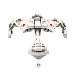 223PCS Klingon Starship D7 Class Battle Cruise Construction Set Building Block Bricks |Mocpixel 223PCS Klingon Starship D7 Class Battle Cruise Construction Set Building Block Bricks |Mocpixel - D7 - White+Green Lego Block Sets Alternative