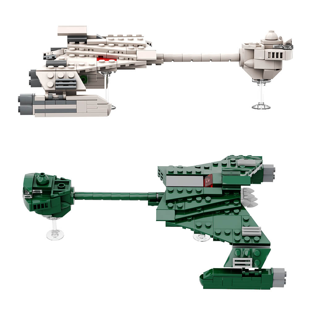 223PCS Klingon Starship D7 Class Battle Cruise Construction Set Building Block Bricks |Mocpixel 223PCS Klingon Starship D7 Class Battle Cruise Construction Set Building Block Bricks |Mocpixel - D7 - White+Green Lego Block Sets Alternative