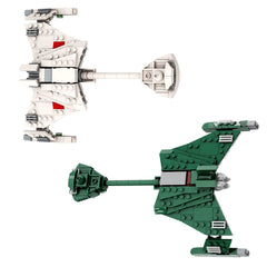 223PCS Klingon Starship D7 Class Battle Cruise Construction Set Building Block Bricks |Mocpixel 223PCS Klingon Starship D7 Class Battle Cruise Construction Set Building Block Bricks |Mocpixel - D7 - White+Green Lego Block Sets Alternative