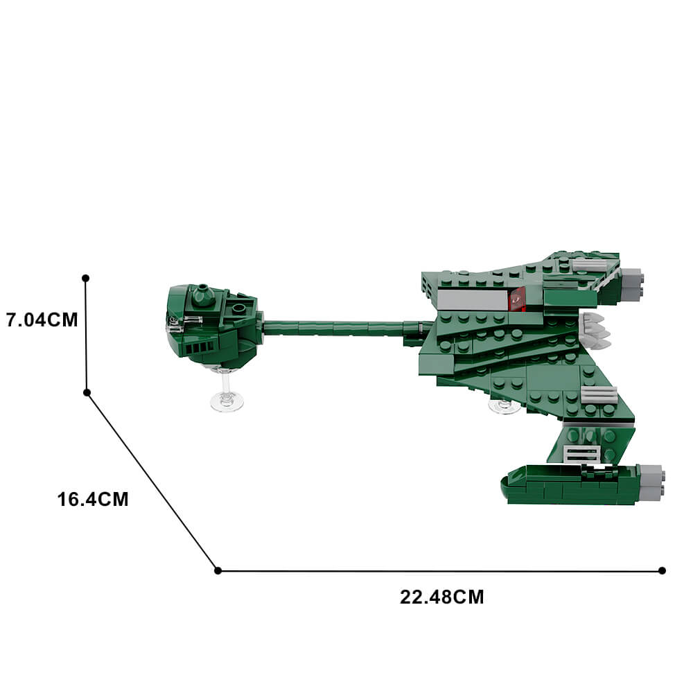 223PCS Klingon Starship D7 Class Battle Cruise Construction Set Building Block Bricks |Mocpixel 223PCS Klingon Starship D7 Class Battle Cruise Construction Set Building Block Bricks |Mocpixel - D7 - Green Lego Block Sets Alternative