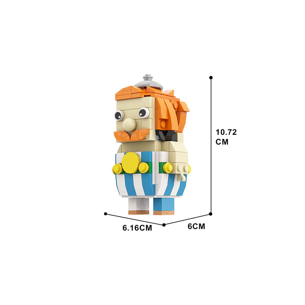 296PCS Asterix And Obelix Brickheadz MOC Building Block Bricks |MocPixel 296PCS Asterix And Obelix Brickheadz MOC Building Block Bricks |MocPixel - Default Title Lego Block Sets Alternative