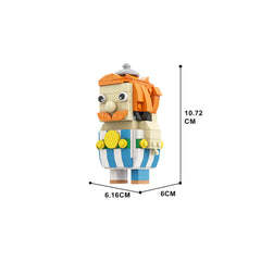 296PCS Asterix And Obelix Brickheadz MOC Building Block Bricks |MocPixel 296PCS Asterix And Obelix Brickheadz MOC Building Block Bricks |MocPixel - Default Title Lego Block Sets Alternative