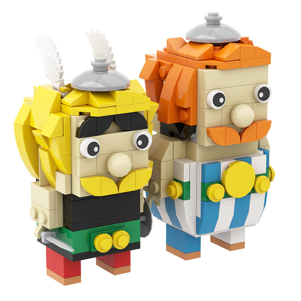 296PCS Asterix And Obelix Brickheadz MOC Building Block Bricks |MocPixel 296PCS Asterix And Obelix Brickheadz MOC Building Block Bricks |MocPixel - Default Title Lego Block Sets Alternative