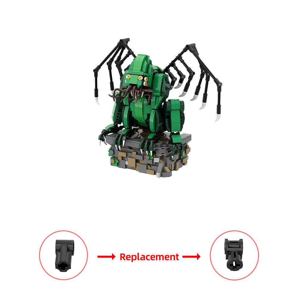 Cthulhu Mythos - The Call of Cthulhu Illithid MOC Building Block Bricks |MocPixel Cthulhu Mythos - The Call of Cthulhu Illithid MOC Building Block Bricks |MocPixel - Small Size + Big Size Lego Block Sets Alternative