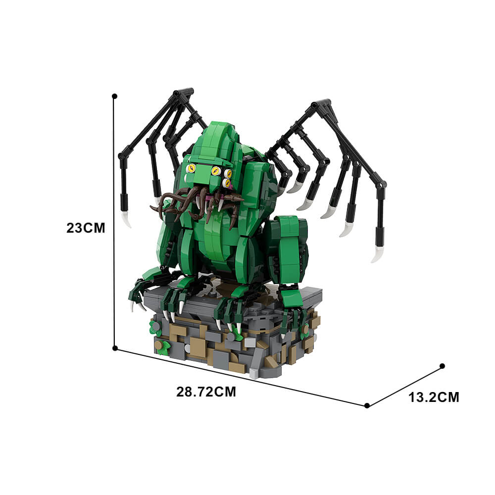 Cthulhu Mythos - The Call of Cthulhu Illithid MOC Building Block Bricks |MocPixel Cthulhu Mythos - The Call of Cthulhu Illithid MOC Building Block Bricks |MocPixel - Big Size (1062PCS) Lego Block Sets Alternative