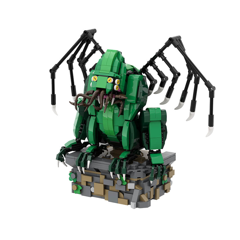 Cthulhu Mythos - The Call of Cthulhu Illithid MOC Building Block Bricks |MocPixel Cthulhu Mythos - The Call of Cthulhu Illithid MOC Building Block Bricks |MocPixel - Small Size + Big Size Lego Block Sets Alternative