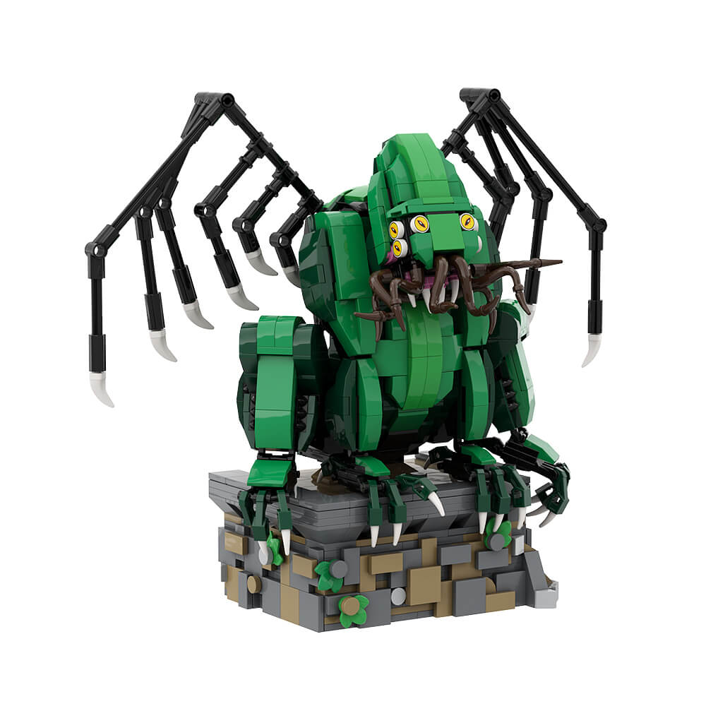 Cthulhu Mythos - The Call of Cthulhu Illithid MOC Building Block Bricks |MocPixel Cthulhu Mythos - The Call of Cthulhu Illithid MOC Building Block Bricks |MocPixel - Small Size + Big Size Lego Block Sets Alternative