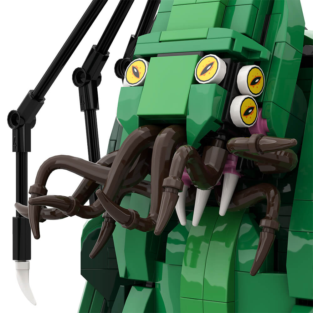 Cthulhu Mythos - The Call of Cthulhu Illithid MOC Building Block Bricks |MocPixel Cthulhu Mythos - The Call of Cthulhu Illithid MOC Building Block Bricks |MocPixel - Small Size + Big Size Lego Block Sets Alternative