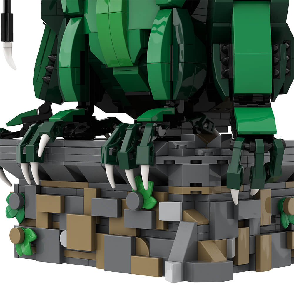 Cthulhu Mythos - The Call of Cthulhu Illithid MOC Building Block Bricks |MocPixel Cthulhu Mythos - The Call of Cthulhu Illithid MOC Building Block Bricks |MocPixel - Small Size + Big Size Lego Block Sets Alternative