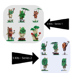 Korok Yahaha-Zelda Series 1&2 MOC Building Block Bricks |MocPixel Korok Yahaha-Zelda Series 1&2 MOC Building Block Bricks |MocPixel - Series 1 & 2( 11 kits Total) Lego Block Sets Alternative