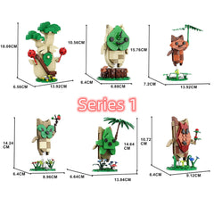 Korok Yahaha-Zelda Series 1&2 MOC Building Block Bricks |MocPixel Korok Yahaha-Zelda Series 1&2 MOC Building Block Bricks |MocPixel - 6 Kits - Series 1 Lego Block Sets Alternative
