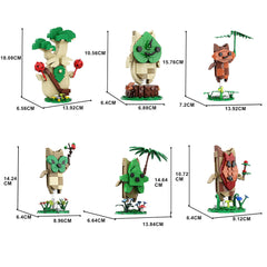 Korok Yahaha-Zelda Series 1&2 MOC Building Block Bricks |MocPixel Korok Yahaha-Zelda Series 1&2 MOC Building Block Bricks |MocPixel - Series 1 & 2( 11 kits Total) Lego Block Sets Alternative
