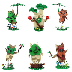Korok Yahaha-Zelda Series 1&2 MOC Building Block Bricks |MocPixel Korok Yahaha-Zelda Series 1&2 MOC Building Block Bricks |MocPixel - Series 1 & 2( 11 kits Total) Lego Block Sets Alternative
