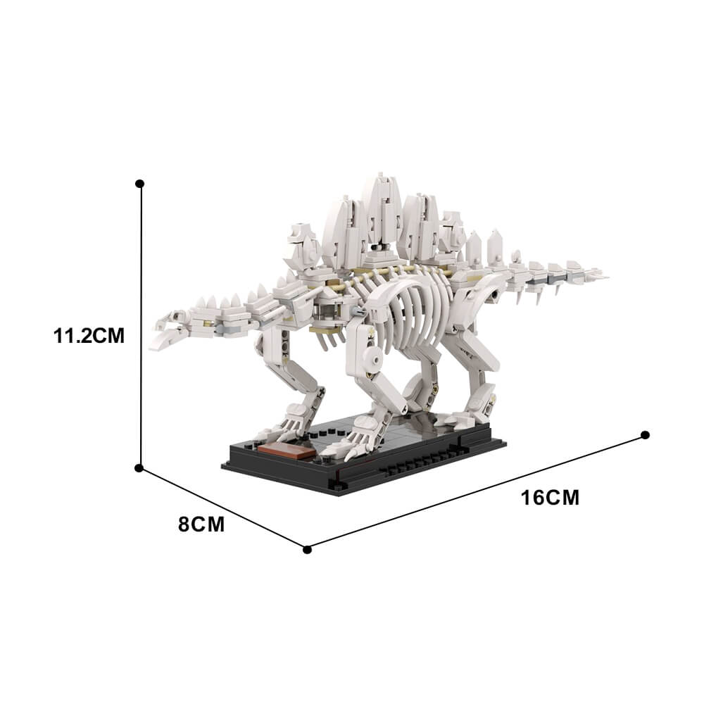 Dinosaur Fossil - Spinosaurus/ Stegosaurus Skeleton MOC Building Block Bricks |MocPixel Dinosaur Fossil - Spinosaurus/ Stegosaurus Skeleton MOC Building Block Bricks |MocPixel - Stegosaurus Lego Block Sets Alternative
