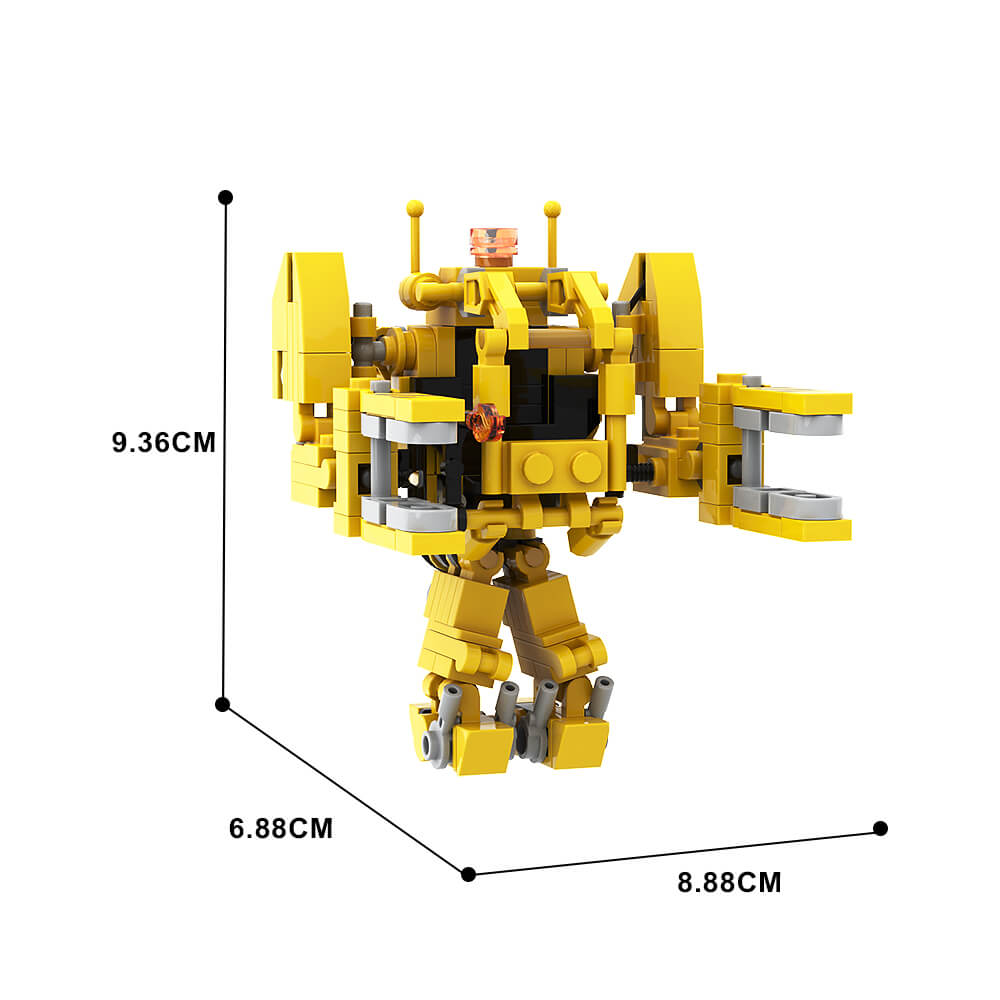 Micro Aliens Series Part V: Mini Size P-5000 Powered Work Loader MOC Building Block Bricks |MocPixel Micro Aliens Series Part V: Mini Size P-5000 Powered Work Loader MOC Building Block Bricks |MocPixel - Small Size(172pcs) Lego Block Sets Alternative