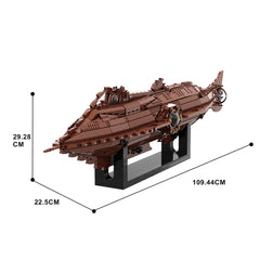 4124PCS Nautilus Submarine - Vingt mille lieues sous les mers MOC Building Block Bricks |MocPixel 4124PCS Nautilus Submarine - Vingt mille lieues sous les mers MOC Building Block Bricks |MocPixel - Default Title Lego Block Sets Alternative