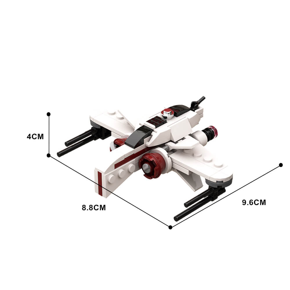 155PCS Republic Fighter Squadron Space War MOC Building Block Bricks |MocPixel 155PCS Republic Fighter Squadron Space War MOC Building Block Bricks |MocPixel - Default Title Lego Block Sets Alternative