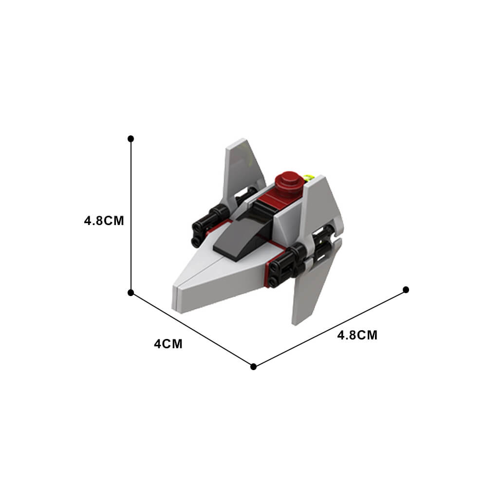 155PCS Republic Fighter Squadron Space War MOC Building Block Bricks |MocPixel 155PCS Republic Fighter Squadron Space War MOC Building Block Bricks |MocPixel - Default Title Lego Block Sets Alternative