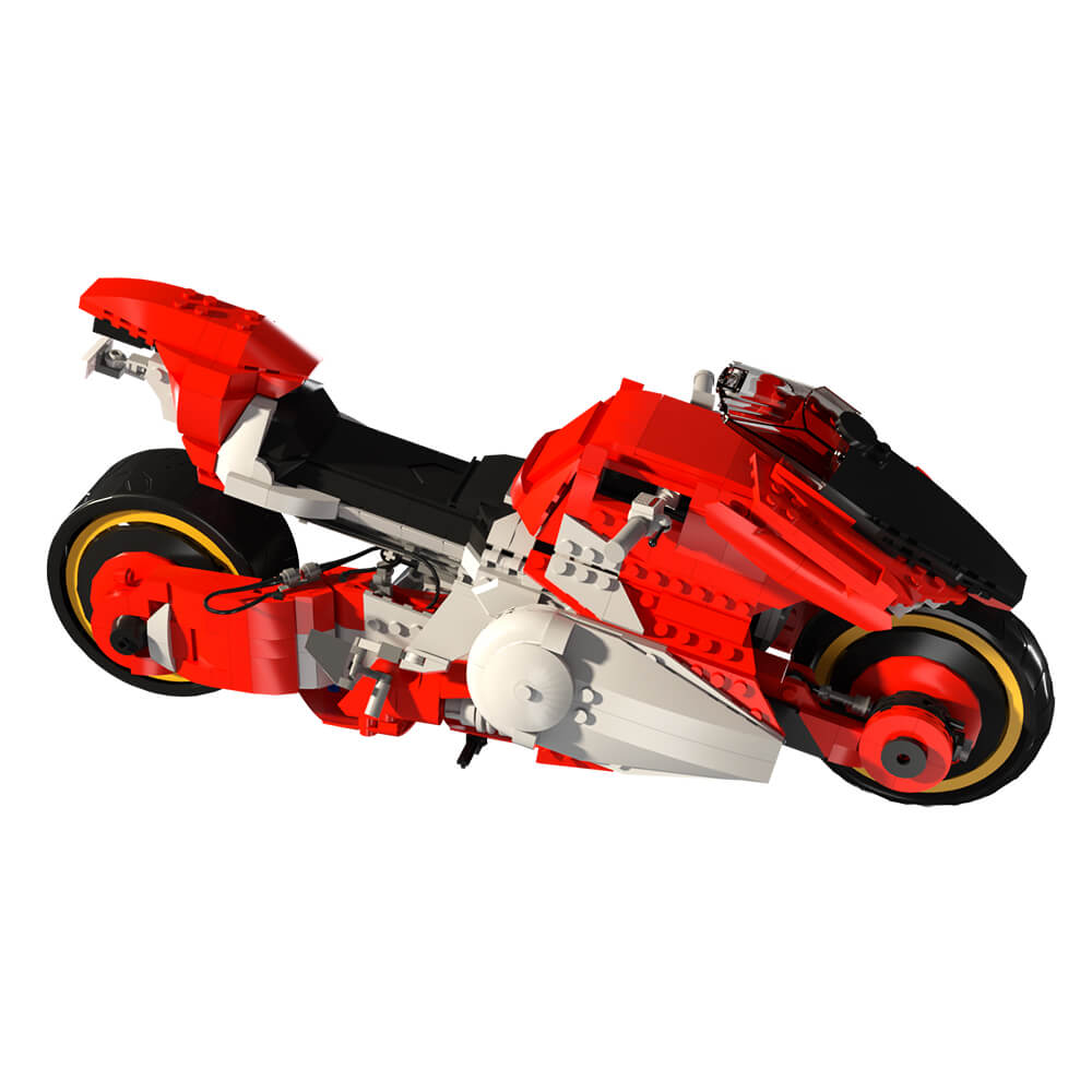 人気沸騰ブラドン 1097PCS Cyberpunk 2077 Bike (Ex:Ride Yaiba Kusanagi) MOC トランプ
