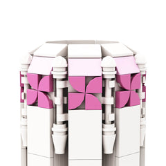 Follower & Vase Pink Sunrise/ Purple Verbena & Vase(Sunflowers Style) Love Gift MOC Building Block Bricks |MocPixel Follower & Vase Pink Sunrise/ Purple Verbena & Vase(Sunflowers Style) Love Gift MOC Building Block Bricks |MocPixel - Pink Sunrise Follower Lego Block Sets Alternative