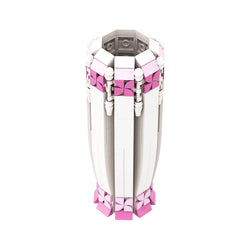 Follower & Vase Pink Sunrise/ Purple Verbena & Vase(Sunflowers Style) Love Gift MOC Building Block Bricks |MocPixel Follower & Vase Pink Sunrise/ Purple Verbena & Vase(Sunflowers Style) Love Gift MOC Building Block Bricks |MocPixel - Pink Sunrise Follower Lego Block Sets Alternative