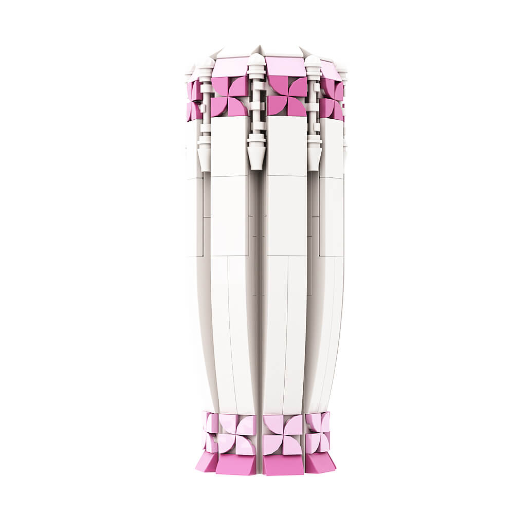 Follower & Vase Pink Sunrise/ Purple Verbena & Vase(Sunflowers Style) Love Gift MOC Building Block Bricks |MocPixel Follower & Vase Pink Sunrise/ Purple Verbena & Vase(Sunflowers Style) Love Gift MOC Building Block Bricks |MocPixel - Pink Sunrise Follower Lego Block Sets Alternative