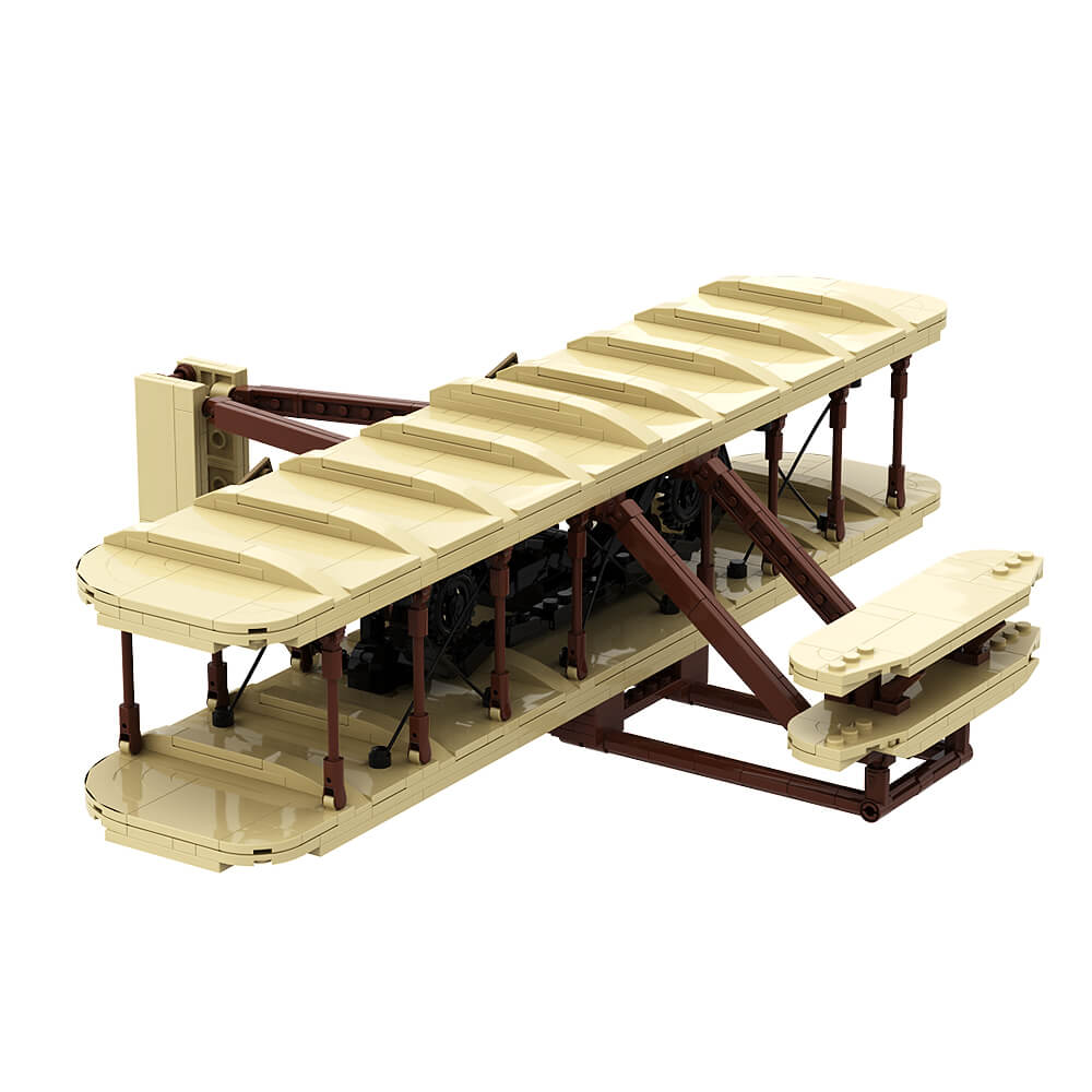 648PCS the Wright Flyer/ Kitty Hawk/ Flyer I/ 1903 Flyer MOC Building Block Bricks |MocPixel 648PCS the Wright Flyer/ Kitty Hawk/ Flyer I/ 1903 Flyer MOC Building Block Bricks |MocPixel - Default Title Lego Block Sets Alternative