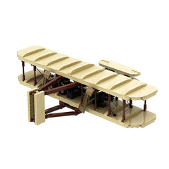 648PCS the Wright Flyer/ Kitty Hawk/ Flyer I/ 1903 Flyer MOC Building Block Bricks |MocPixel 648PCS the Wright Flyer/ Kitty Hawk/ Flyer I/ 1903 Flyer MOC Building Block Bricks |MocPixel - Default Title Lego Block Sets Alternative