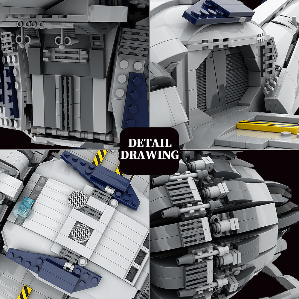 3843PCS Firefly Serenity MOC Building Block Bricks |MocPixel 3843PCS Firefly Serenity MOC Building Block Bricks |MocPixel - Default Title Lego Block Sets Alternative