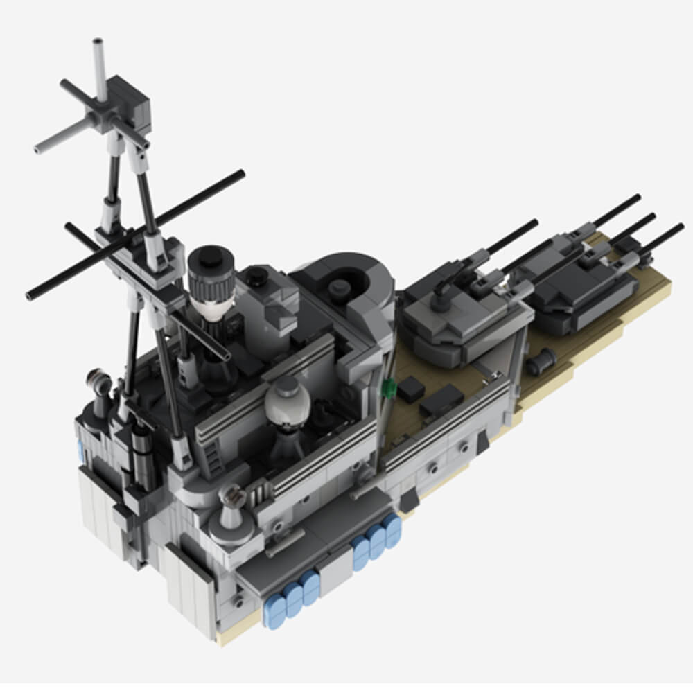 5643PCS Hms Belfast 1939 Refit Ww2 MOC Building Block Bricks |MocPixel 5643PCS Hms Belfast 1939 Refit Ww2 MOC Building Block Bricks |MocPixel - Default Title Lego Block Sets Alternative