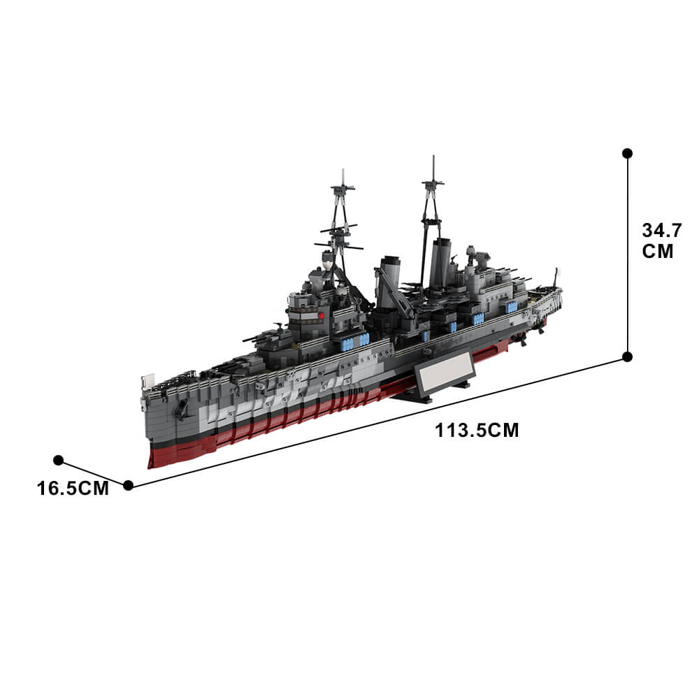 5643PCS Hms Belfast 1939 Refit Ww2 MOC Building Block Bricks |MocPixel 5643PCS Hms Belfast 1939 Refit Ww2 MOC Building Block Bricks |MocPixel - Default Title Lego Block Sets Alternative