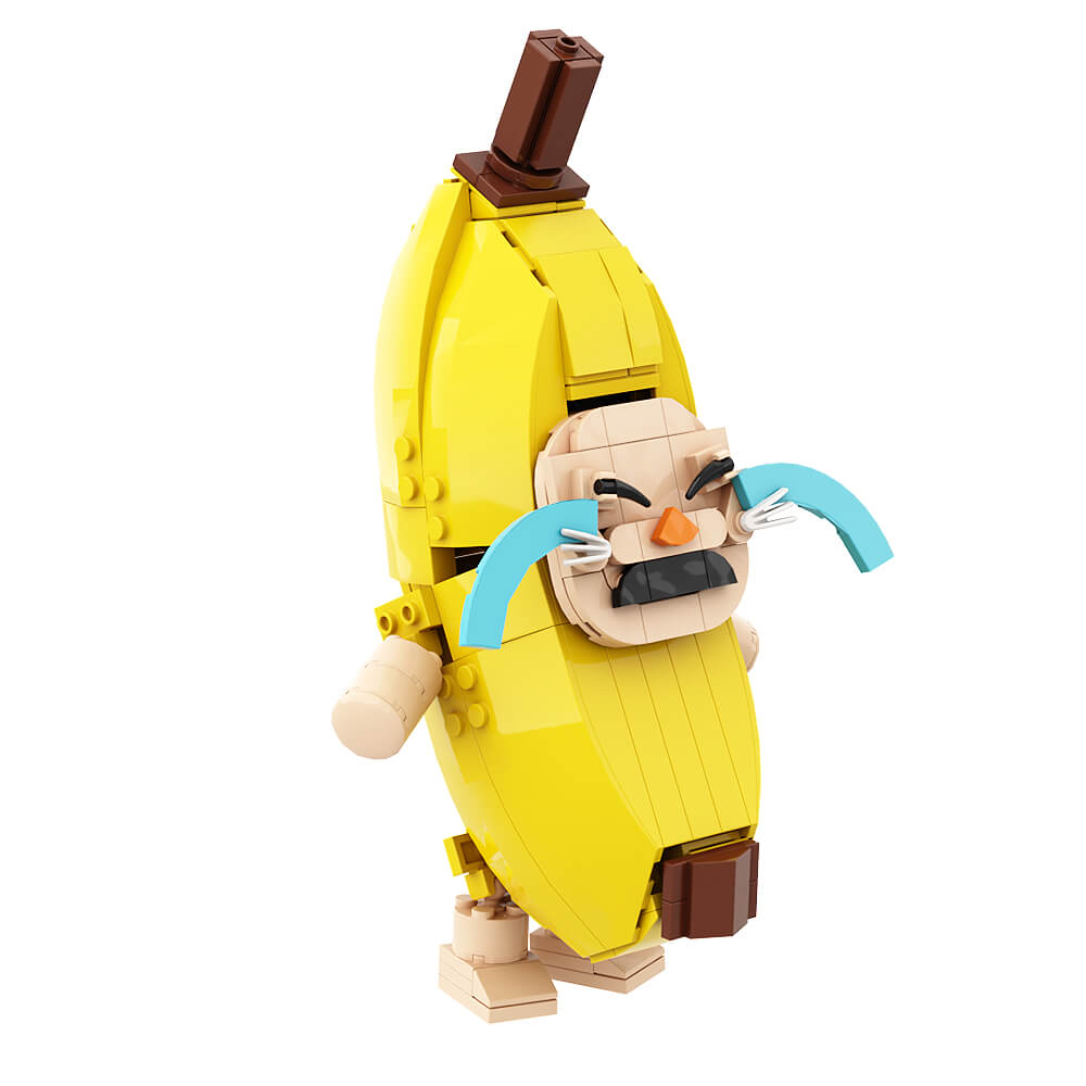 195PCS Banana Bear Meme MOC Building Block Bricks |MocPixel 195PCS Banana Bear Meme MOC Building Block Bricks |MocPixel - Default Title Lego Block Sets Alternative