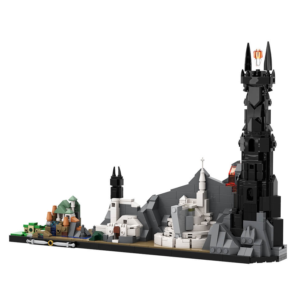 897PCS Skyline of The Lord of Ring MOC Building Block Bricks |MocPixel 897PCS Skyline of The Lord of Ring MOC Building Block Bricks |MocPixel - Default Title Lego Block Sets Alternative