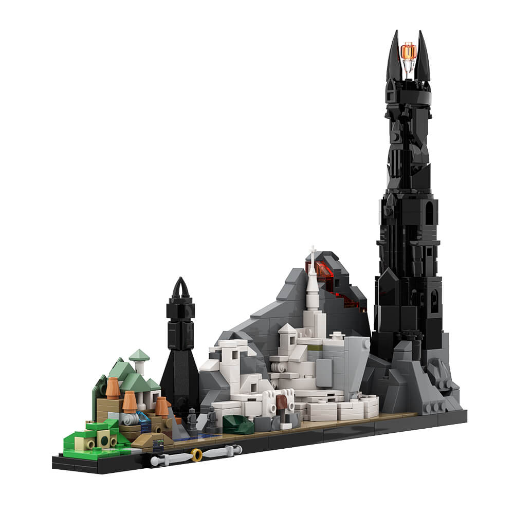 897PCS Skyline of The Lord of Ring MOC Building Block Bricks |MocPixel 897PCS Skyline of The Lord of Ring MOC Building Block Bricks |MocPixel - Default Title Lego Block Sets Alternative