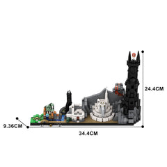 897PCS Skyline of The Lord of Ring MOC Building Block Bricks |MocPixel 897PCS Skyline of The Lord of Ring MOC Building Block Bricks |MocPixel - Default Title Lego Block Sets Alternative