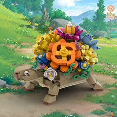 518PCS Turtle With Flower MOC Building Block Bricks |MocPixel