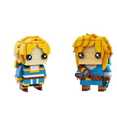Link & Princess BrickHeadz Zelda MOC Building Block Bricks |MocPixel Link & Princess BrickHeadz Zelda MOC Building Block Bricks |MocPixel - Princess+248PCS Link Lego Block Sets Alternative