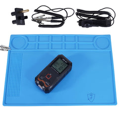 ESD Anti-Static Mat with ESD Wrist Strap and Grounding kit, ESD Safe pad for Electronic, Computer, IPhone, etc.